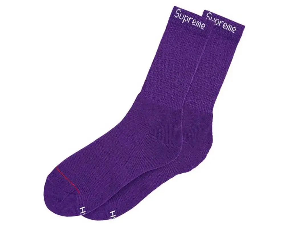 Supreme Socks Purple (4 Pcs)