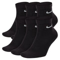 Unisex Everyday Training Ankle Socks Black and White