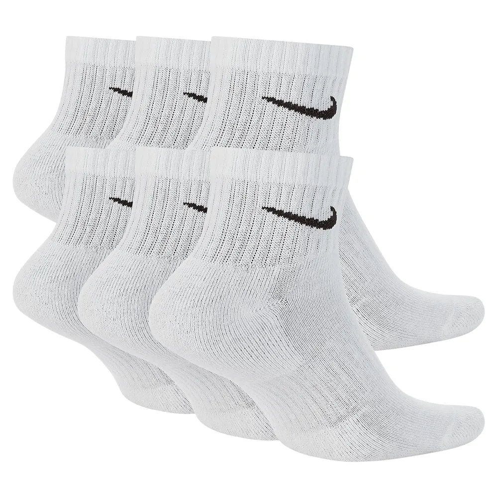 Unisex Everyday Training Ankle Socks White and Black